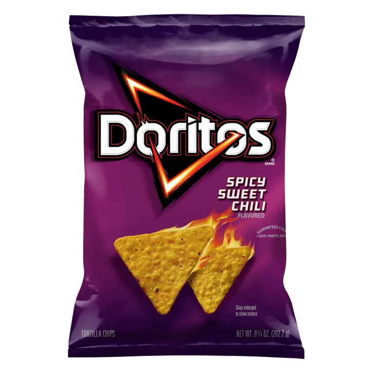 Tortilla Chips Spicy Sweet Chili Flavor