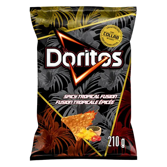 Tortilla Chips Spicy Tropical Fusion Flavoured 210 g