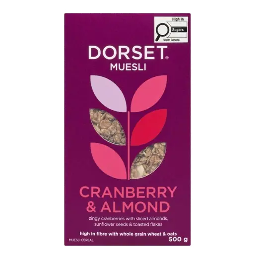 Muesli Cereal Cranberry & Almond 500 g