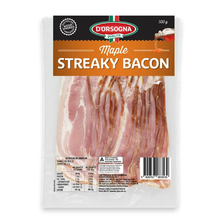 Maple Streaky Bacon
