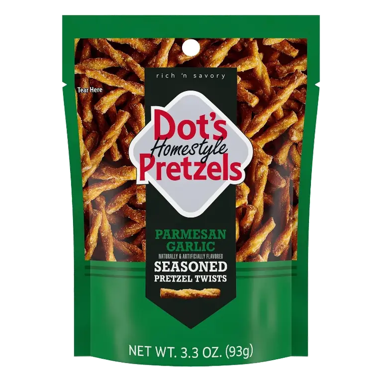 Dot's Homestyle Pretzels Parmesan Garlic, 3.3oz