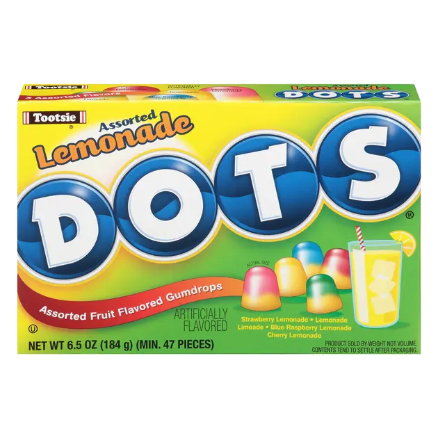 Dots Assorted Lemonade Gumdrops 6.5 oz