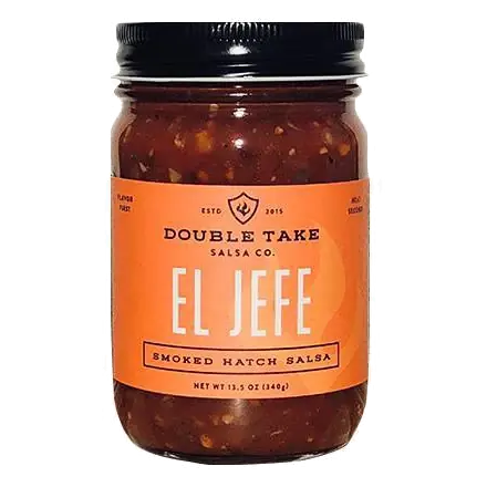 Double Take Salsa El Jefe Smoked Hatch Salsa, 13.5 oz: Mild Spice Level