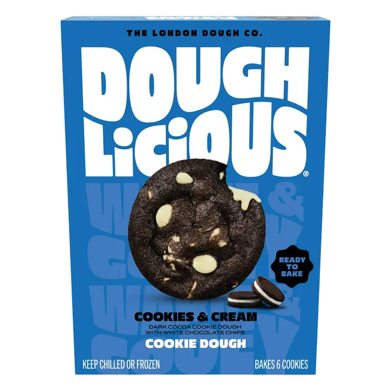 6 x 34g Cookies & Cream Cookie Dough