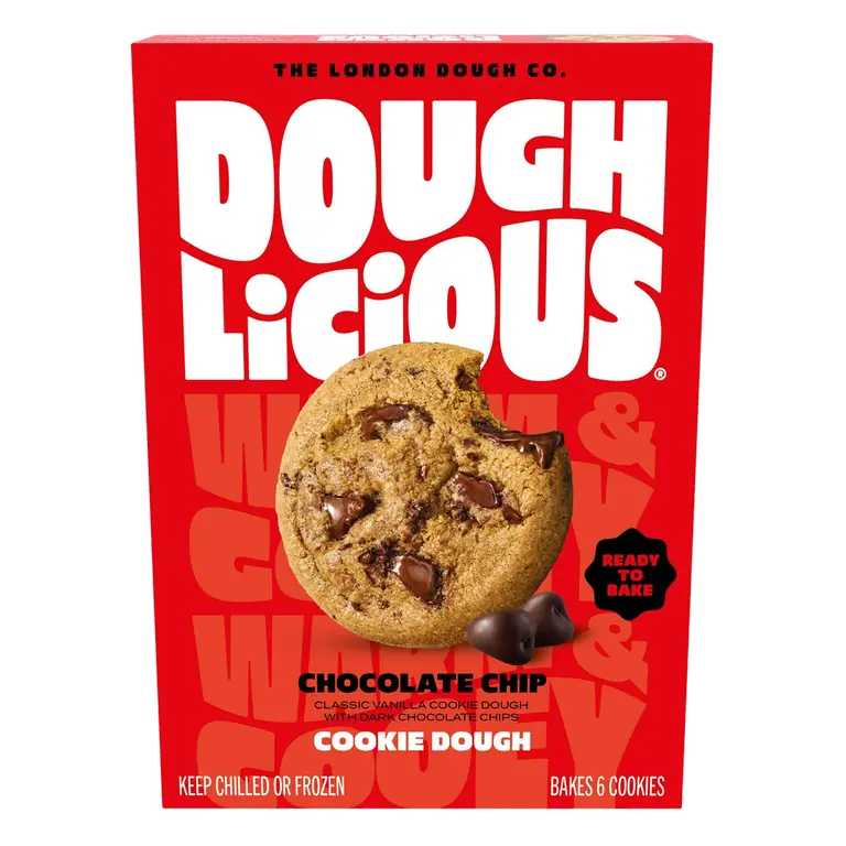 Chocolate Chip Ready to Bake Cookie Dough 6 x 34g