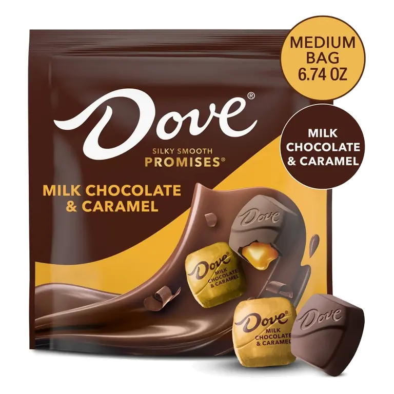 Dove Promises Milk Chocolate & Caramel Candy, 6.74oz