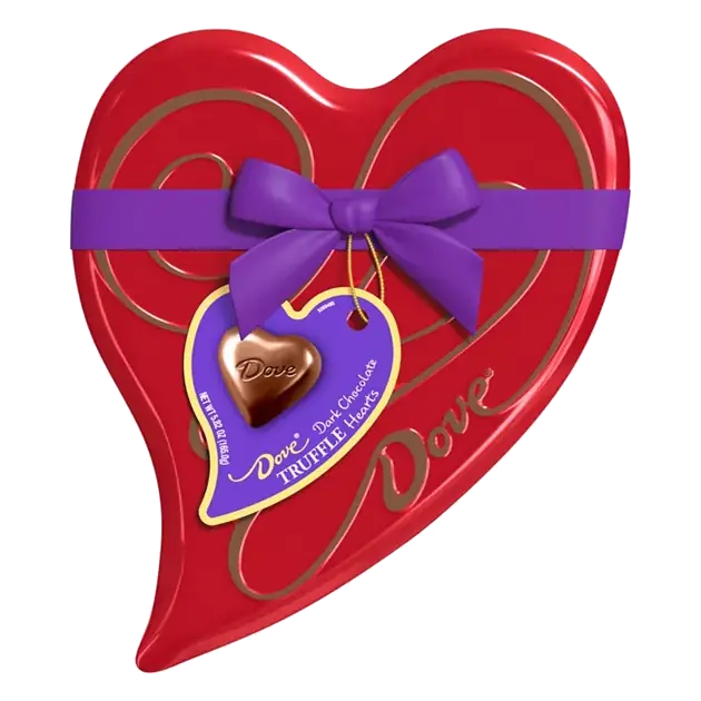 Dark Chocolate, Truffle Hearts