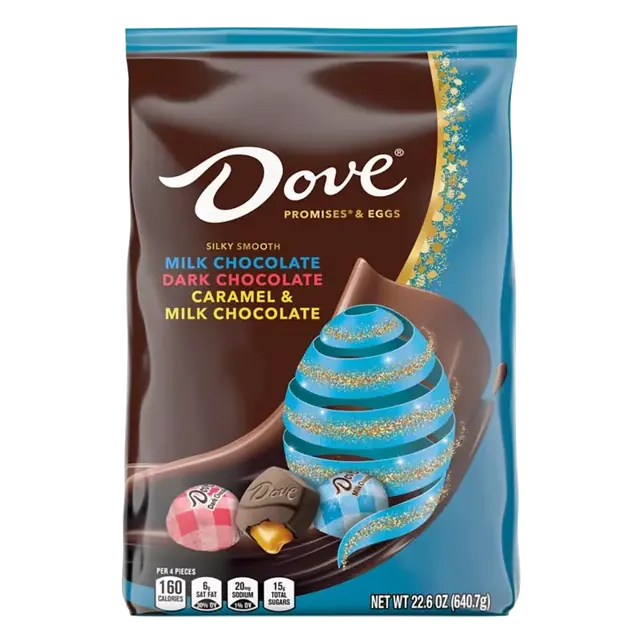 Milk Chocolate, Dark Chocolate, Caramel & Milk Chocolate Springtime Mix Promises
