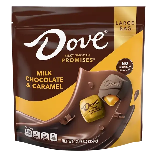Promises Candy, Milk Chocolate & Caramel, Silky Smooth, Large Bag