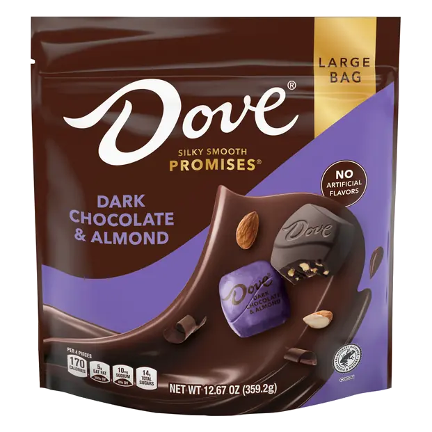 Promises Dark Chocolate & Almond Candy Large Bag