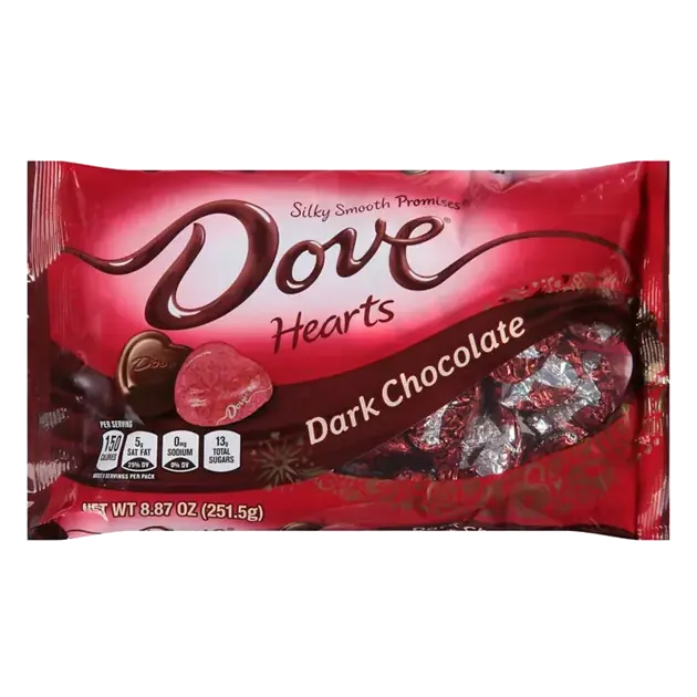 Silky Smooth Promises Dark Chocolate, Hearts