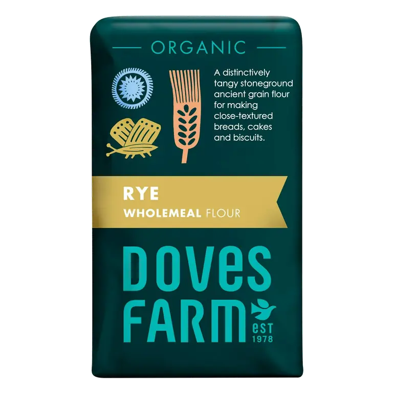 Organic Wholemeal Rye Flour 1kg