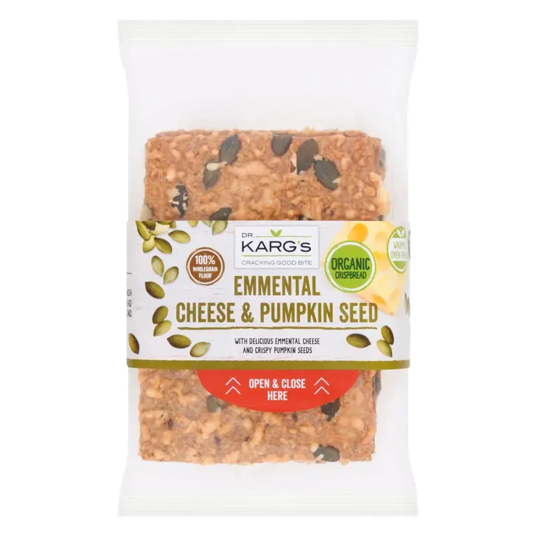 s Organic Crispbread Emmental Cheese & Pumpkin Seed 200g