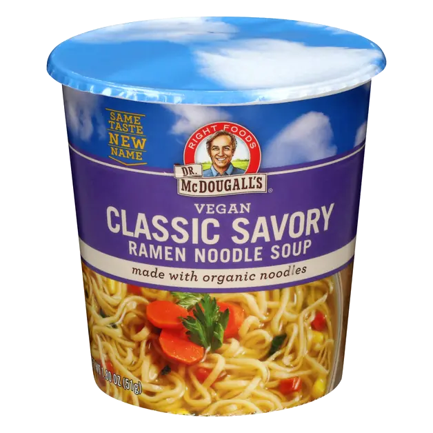 Vegan Chicken Flavor Ramen Noodle Soup Cup