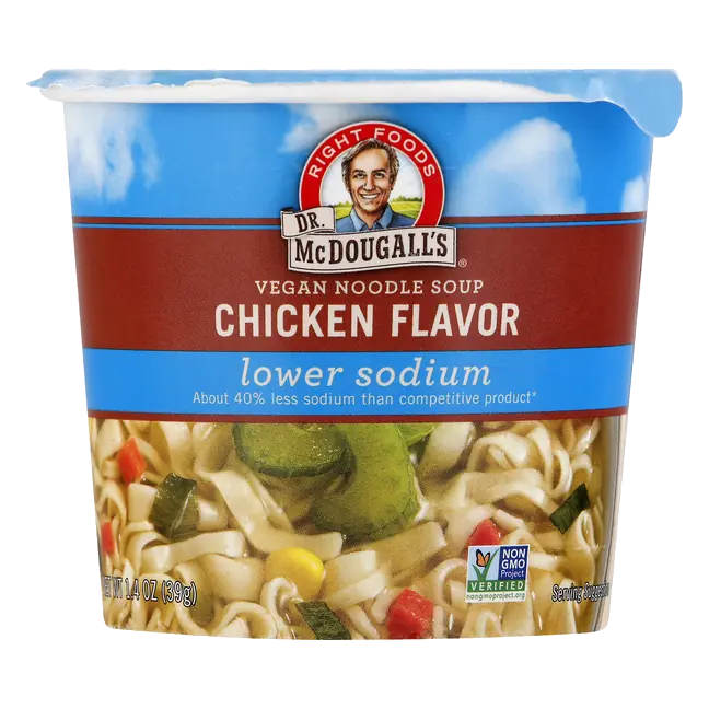 Dr. McDougall's Vegan Noodle Soup Chicken Flavor Lower Sodium