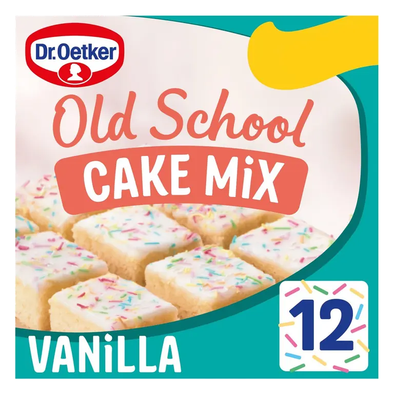Dr. Oetker Vanilla Old School Tray Bake