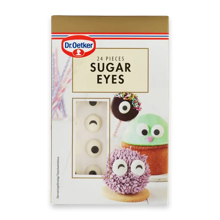 Bakdekoration Sugar Eyes 10g