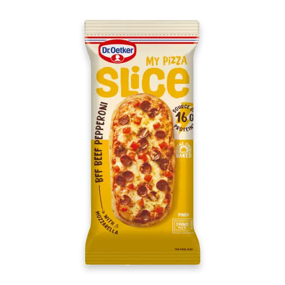 Beef Salami Pizza Slice Fryst