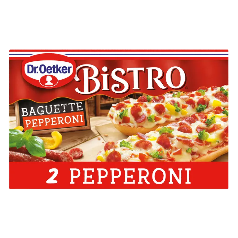 Dr. Oetker Bistro Baguette Pepperoni 2 x 125g (250g)