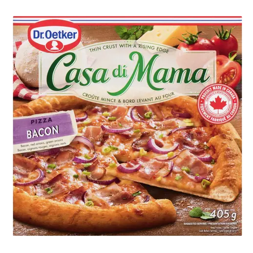 Casa Di Mama Frozen Pizza Bacon 405 g