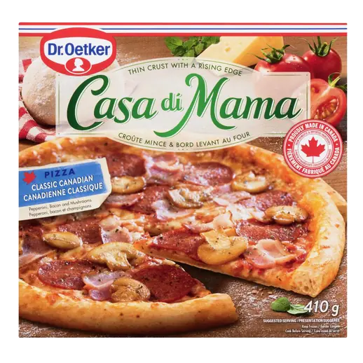 Casa Di Mama Frozen Pizza Classic Canadian 410 g