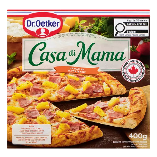 Casa Di Mama Frozen Pizza Hawaiian 400 g