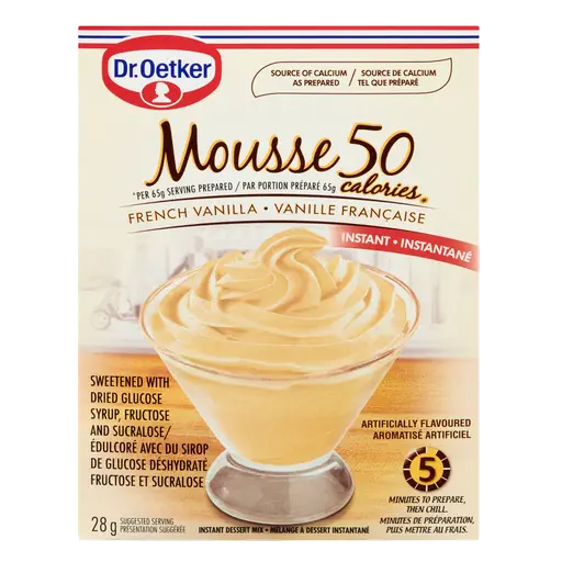 Instant Dessert Mix Mousse French Vanilla 28 g