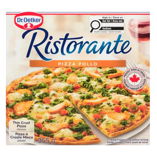 Ristorante Frozen Pizza Pollo 355 g