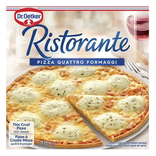 Ristorante Frozen Thin Crust Pizza 4 Cheese 340 g