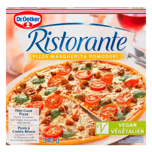 Ristorante Frozen Vegan Pizza Margherita Pomodori 340 g