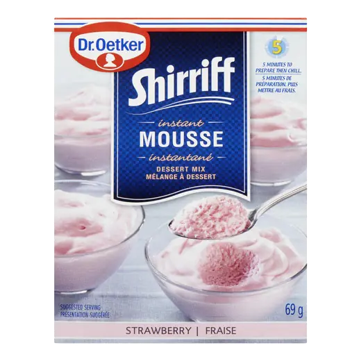 Shirriff Instant Dessert Mix Mousse Strawberry 69 g