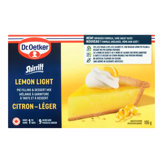 Shirriff Pie Filling & Dessert Mix Lemon Light 105 g