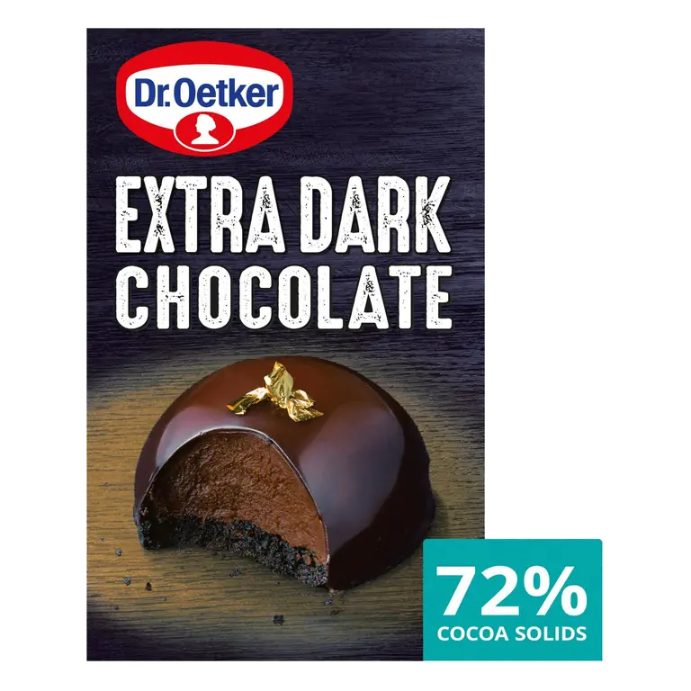 Extra Dark Cooking Chocolate Bar 100g