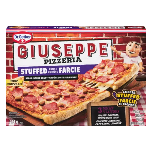 Frozen Stuffed Crust Pizza 3 Meat 724 g