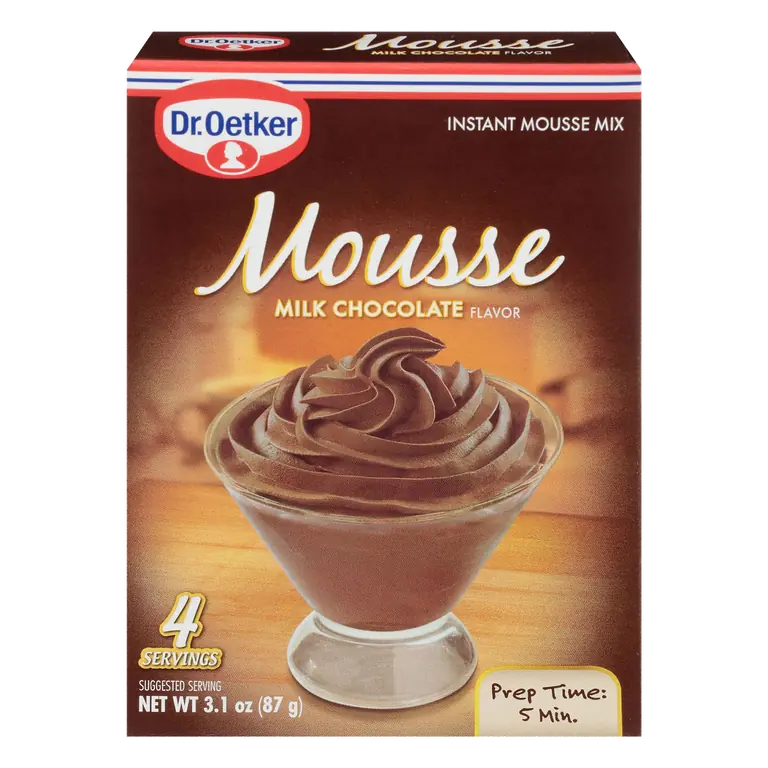 Milk Chocolate Flavor Instant Mousse Mix