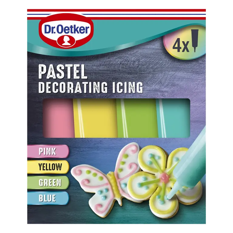 Pastel Decorating Icing 4 x 17g (68g)