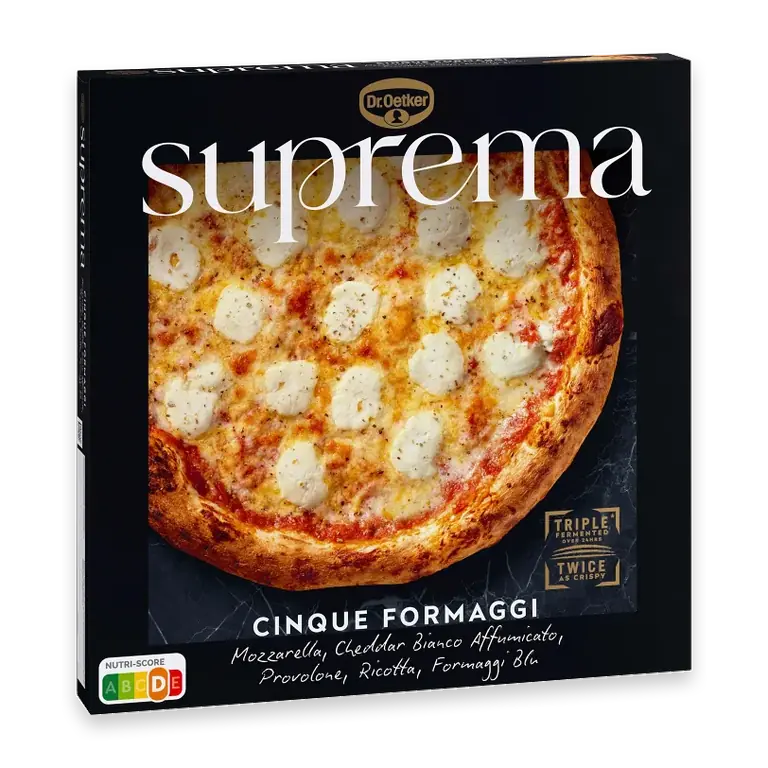 Pizza Suprema cinque formaggi 492g