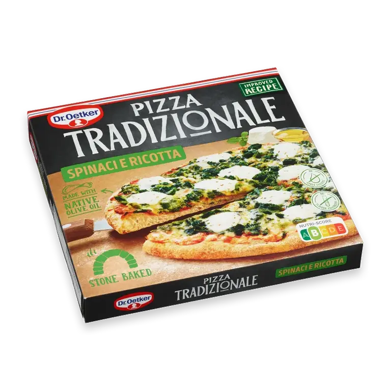 Pizza Tradizionale Spinaci e ricotta 415g Dr. Oetker