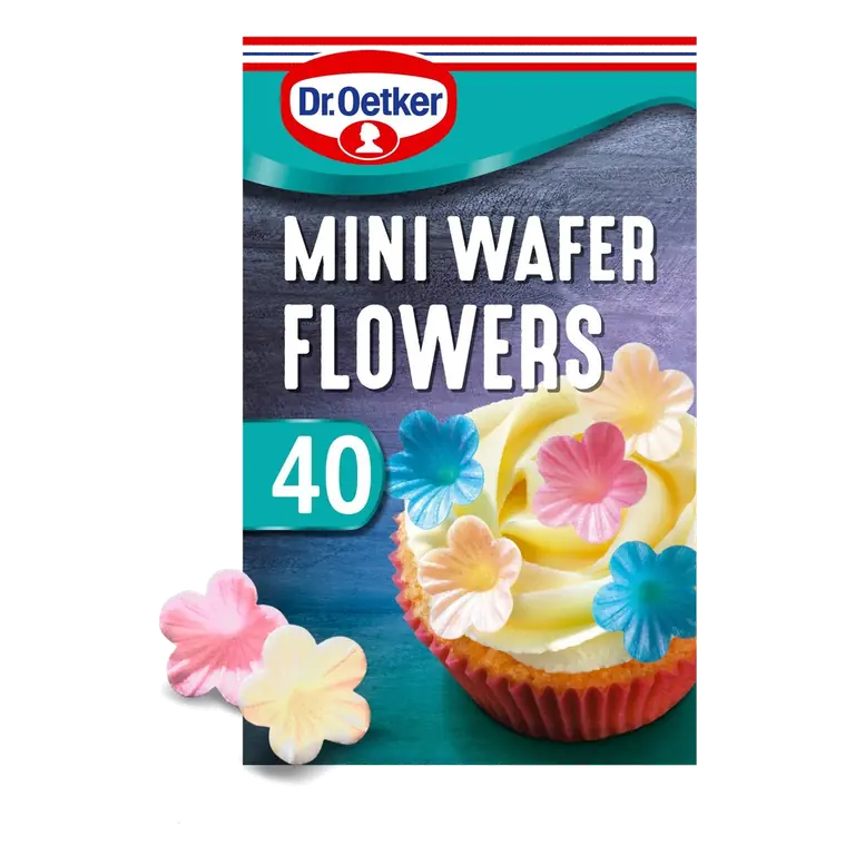 r 40 Mini Wafer Flowers