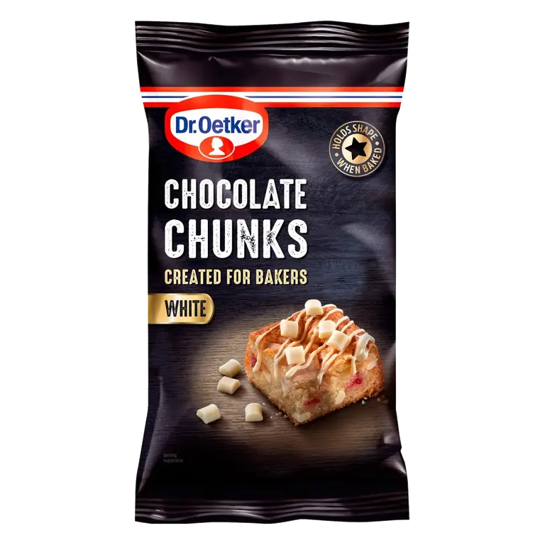 r White Chocolate Chunks 100g