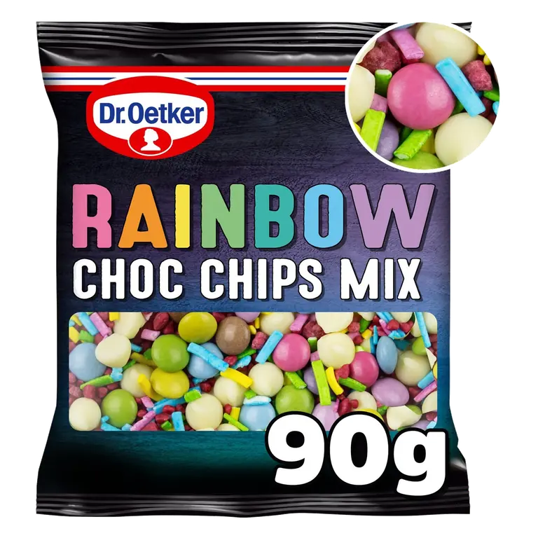Rainbow Chocolate Chips Mix 90g