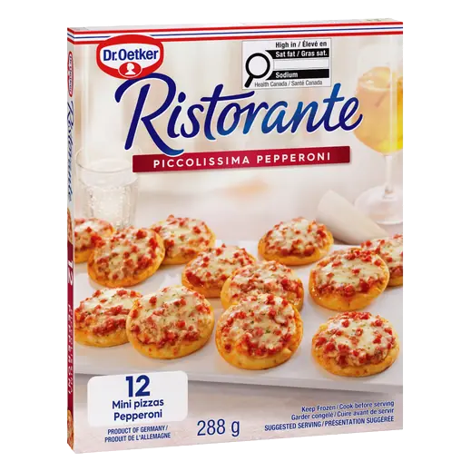 Ristorante Frozen Mini Pizza Piccolissima Pepperoni 12 x 24 g