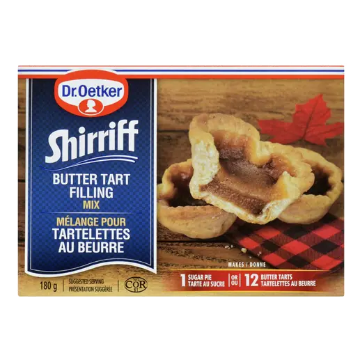 Shirriff Filling Mix Butter Tart 180 g