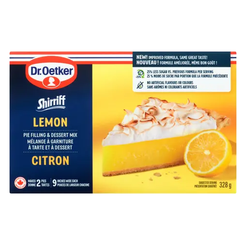 Shirriff Pie Filling & Dessert Mix Lemon Double Pack 328 g
