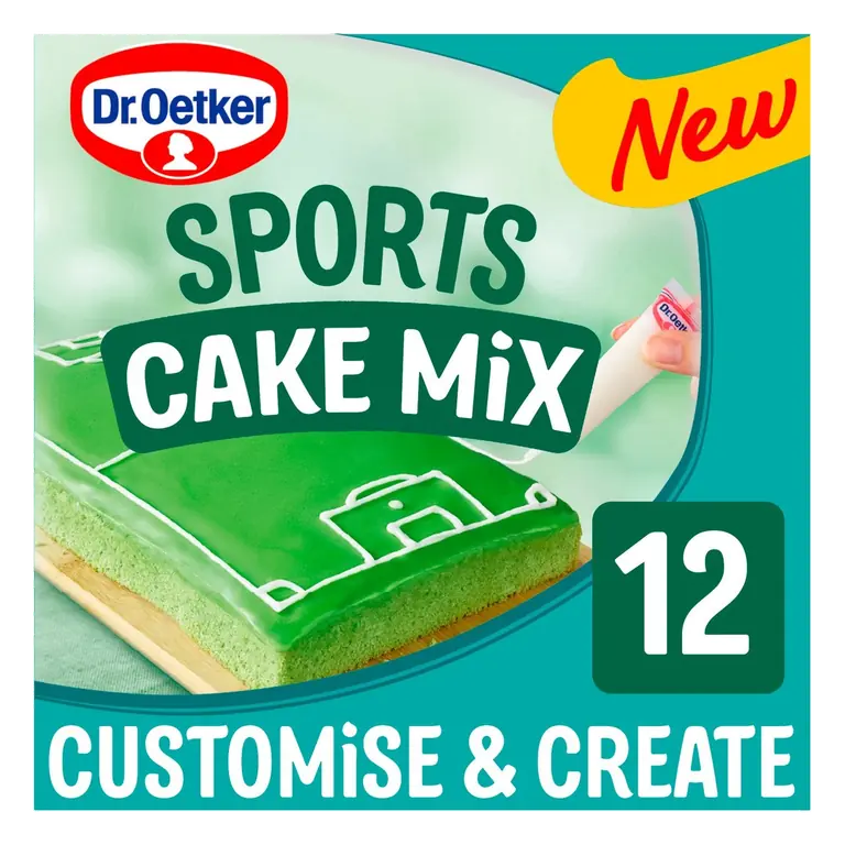 Sports Tray Bake Cake Mix 443G