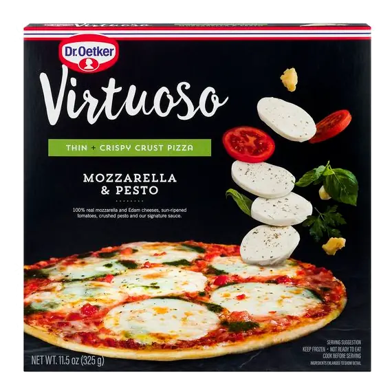 Virtuoso Thin + Crispy Crust Mozzarella & Pesto Pizza Frozen
