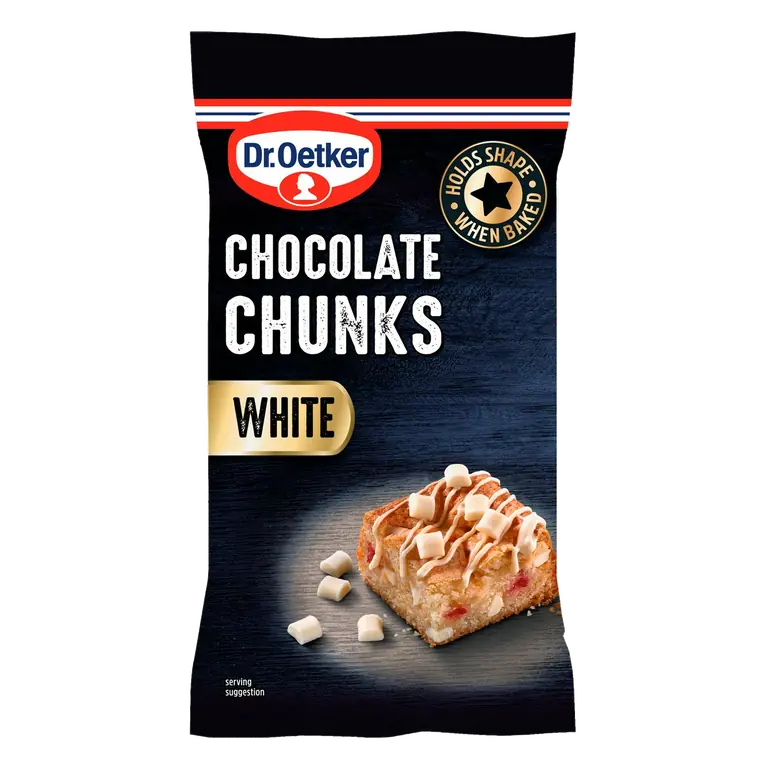 White Chocolate Chip Chunks 100g