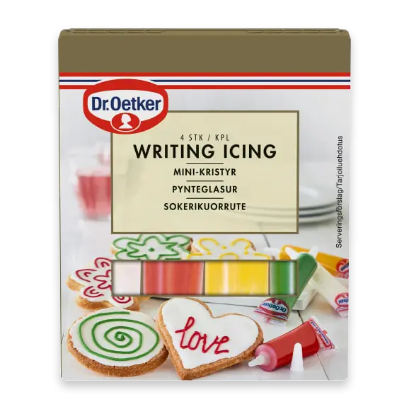 Writing Icing Mini Kristyr