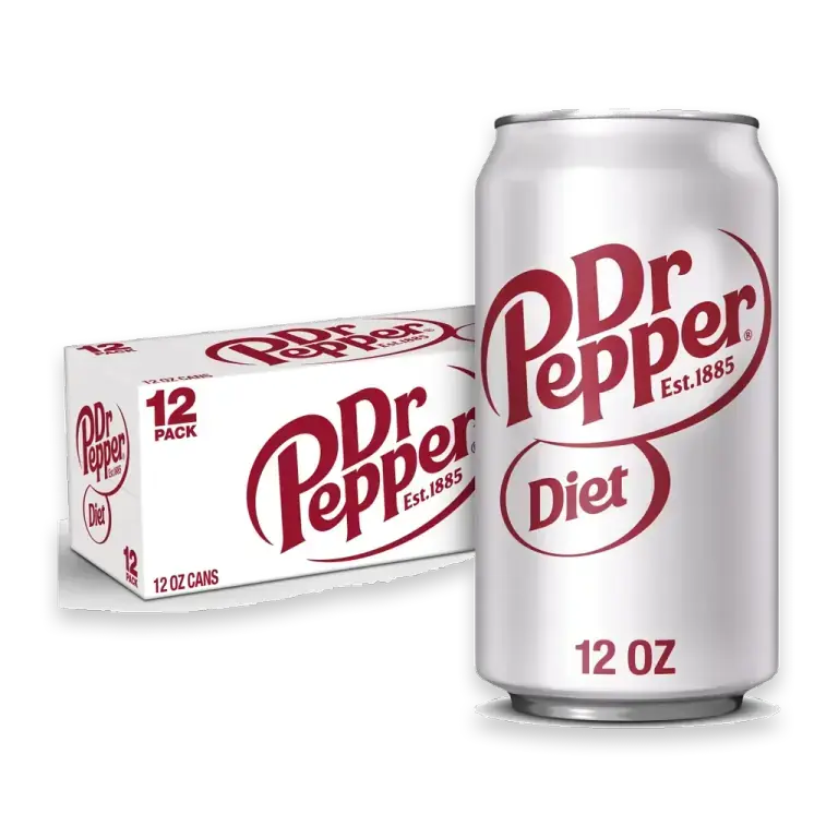 Diet Dr Pepper Soda Cans