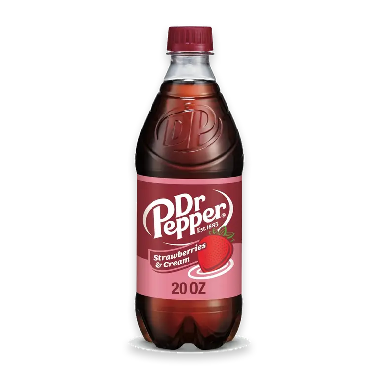 Strawberries and Cream Soda Bottle